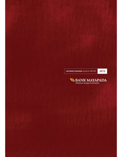 Thumbnail Bank Mayapada Internasional Annual Report 2012