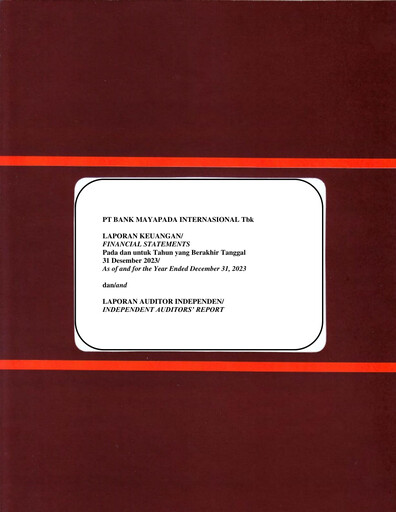 Thumbnail Bank Mayapada Internasional Financial Statement 2023