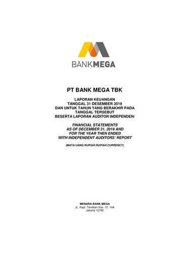 Thumbnail Bank Mega
 Financial Statement 2019