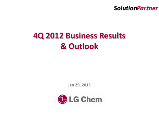 Vorschaubild LG Chem Quartalsbericht 2012-q4