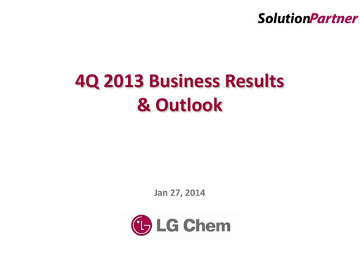 Vorschaubild LG Chem Quartalsbericht 2013-q4