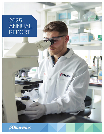 Miniature Alkermes Rapport annuel 2025