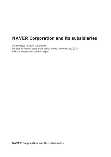Thumbnail Naver Financial Statement 2024