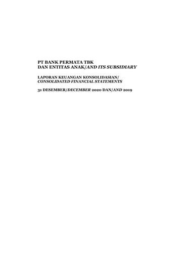 Thumbnail Permata Bank Financial Statement 2020