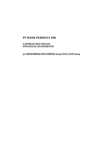 Vorschaubild Permata Bank Finanzmitteilung 2025