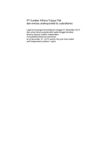 Thumbnail Alfamart Financial Statement 2015