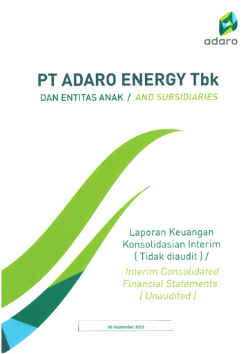 Thumbnail Adaro Energy
 Financial Statement 2015-9m