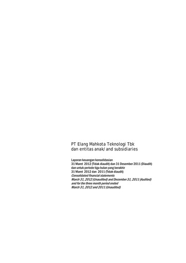Thumbnail Elang Mahkota Teknologi
 Financial Statement 2012-q1