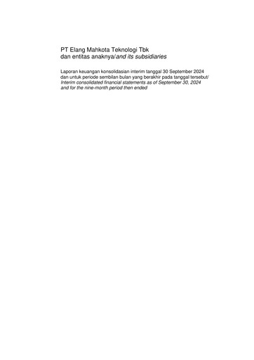 Thumbnail Elang Mahkota Teknologi
 Financial Statement 2024-9m