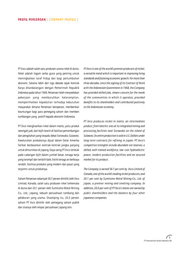 Thumbnail Vale Indonesia Annual Report 2002