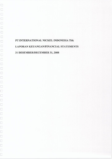Thumbnail Vale Indonesia Financial Statement 2008