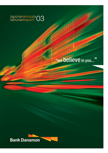 Thumbnail Bank Danamon
 Annual Report 2003