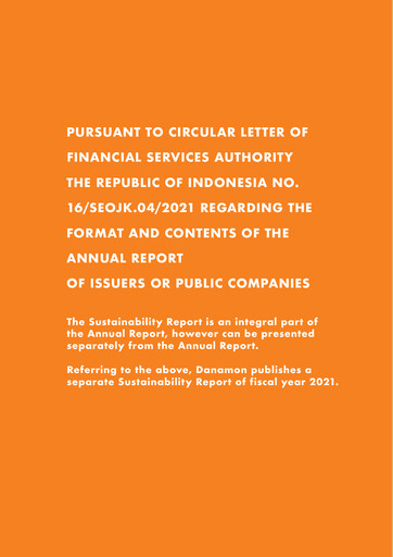 Thumbnail Bank Danamon
 Financial Statement 2021