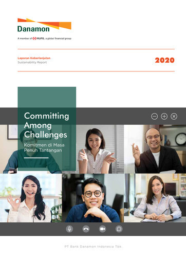 Thumbnail Bank Danamon
 Sustainability Report 2020