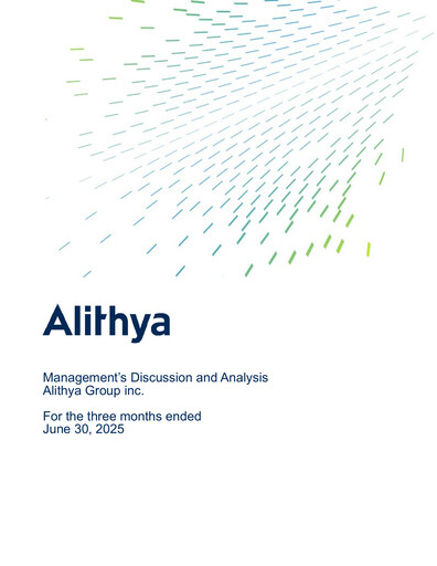Thumbnail Alithya Group Quarterly Report 2026-q1