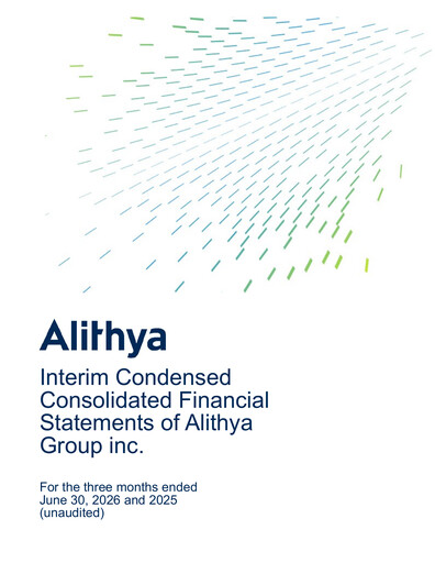 Miniature Alithya Group Rapport trimestriel 2027-q1