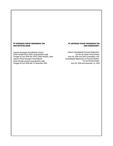 Thumbnail PT Aspirasi Hidup Indonesia Tbk Financial Statement 2026-h1