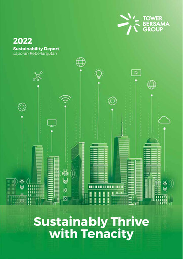 Thumbnail Tower Bersama Infrastructure
 Sustainability Report 2022