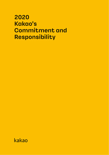 Thumbnail Kakao ESG Report 2020