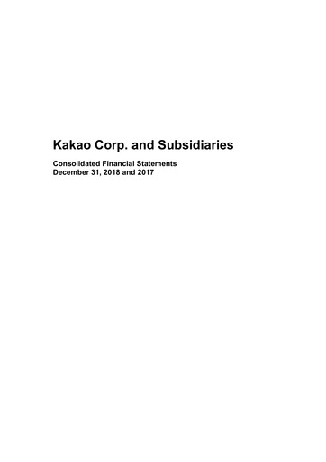 Thumbnail Kakao Financial Statement 2018