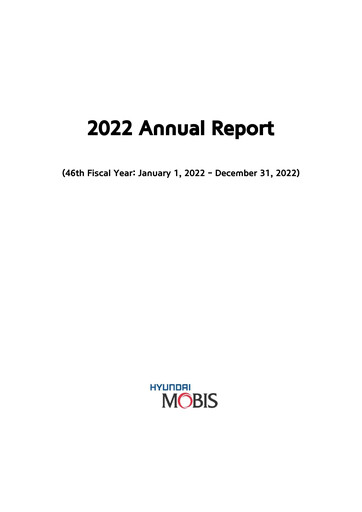Thumbnail Hyundai Mobis
 Annual Report 2022