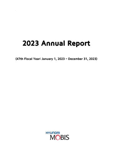Thumbnail Hyundai Mobis
 Annual Report 2023