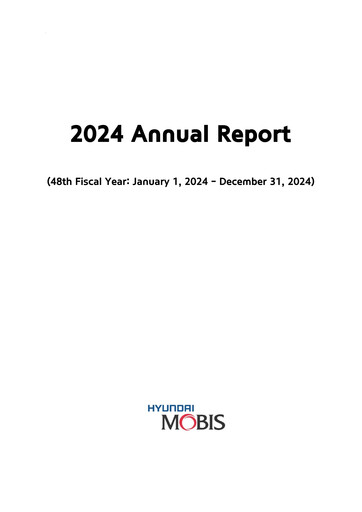 Thumbnail Hyundai Mobis
 Annual Report 2024