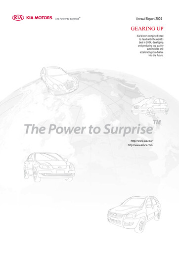 Thumbnail Kia Annual Report 2004