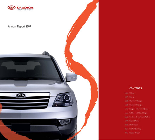 Thumbnail Kia Annual Report 2007