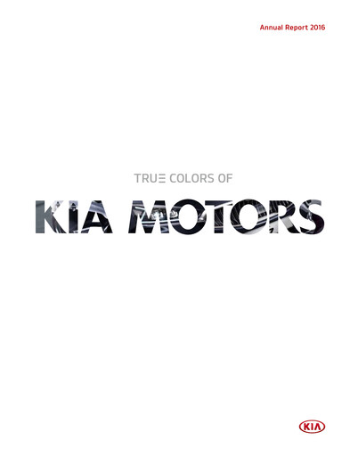 Thumbnail Kia Annual Report 2016