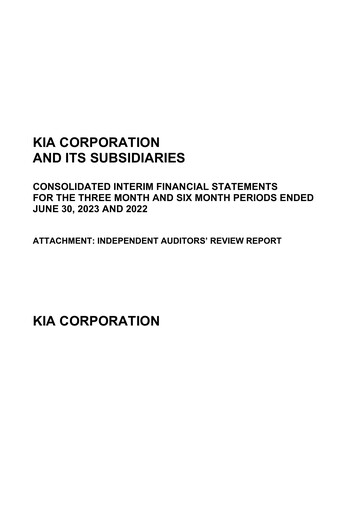 Thumbnail Kia Half-year Report 2023-h1