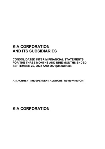 Vorschaubild Kia Quartalsbericht 2022-q3