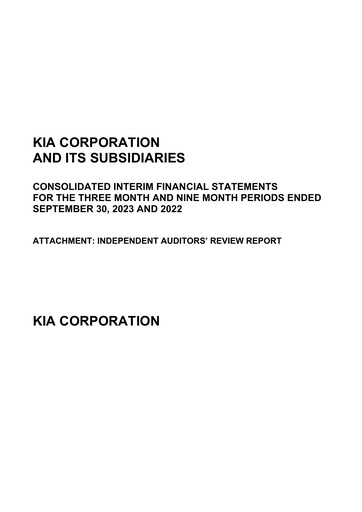 Vorschaubild Kia Quartalsbericht 2023-q3