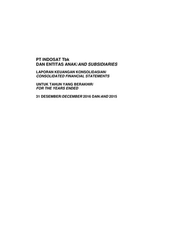 Thumbnail Indosat Financial Statement 2016
