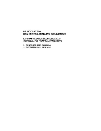 Vorschaubild Indosat Finanzmitteilung 2025
