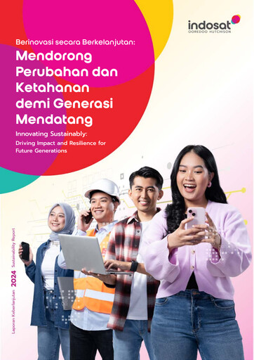 Thumbnail Indosat Sustainability Report 2024