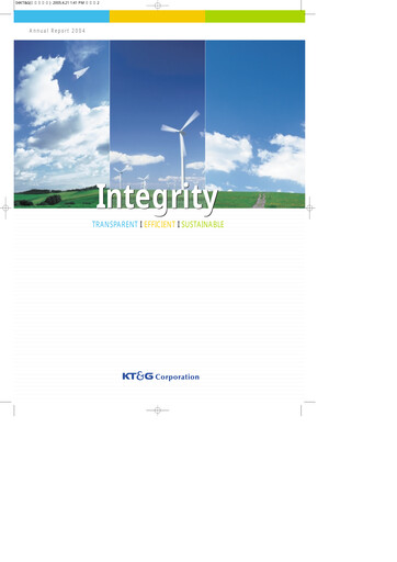 Vorschaubild KT&G (Korea Tobacco) Jahresbericht 2004