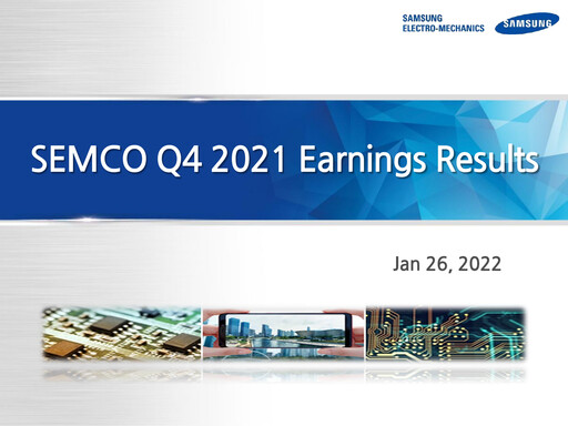 Vorschaubild Samsung Electro-Mechanics
 Quartalsbericht 2021-q4