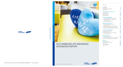 Miniature Samsung Life Insurance
 Rapport annuel 2012