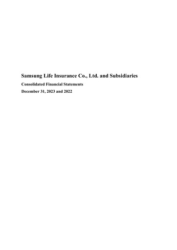 Miniature Samsung Life Insurance
 Bilan financier 2023