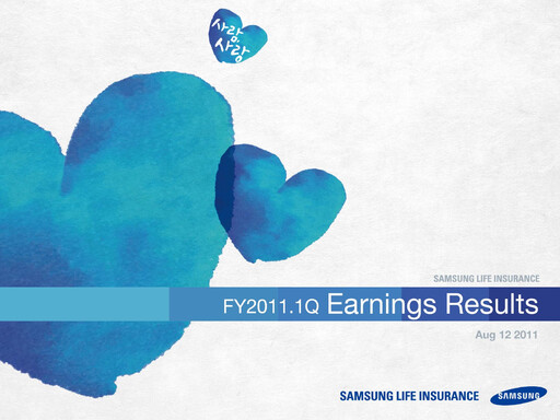 Thumbnail Samsung Life Insurance
 Quarterly Report 2011-q1
