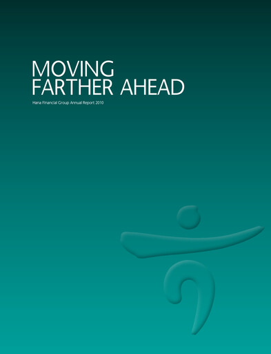 Miniature Hana Financial Group Rapport annuel 2010