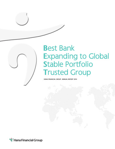 Miniature Hana Financial Group Rapport annuel 2014
