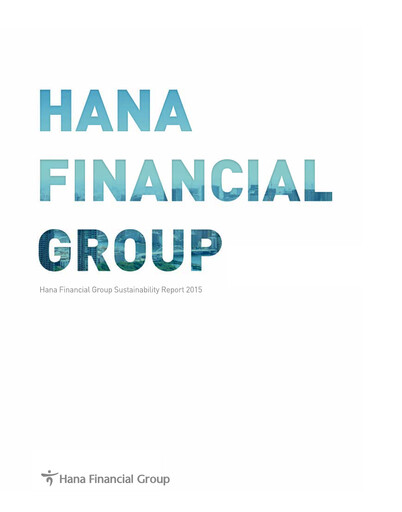 Miniature Hana Financial Group Rapport de durabilité 2015