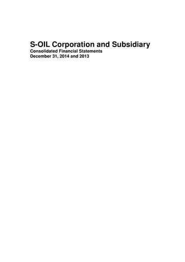 Thumbnail S-OIL Financial Statement 2014