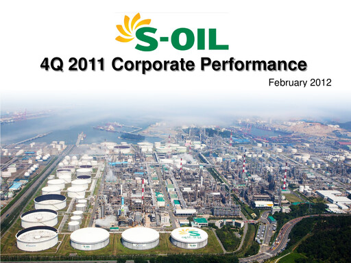 Thumbnail S-OIL Quarterly Report 2011-q4