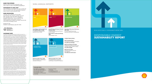 Thumbnail Shell Sustainability Report 2008