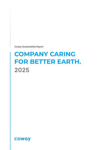Vorschaubild Coway
 Nachhaltigkeitsbericht 2025