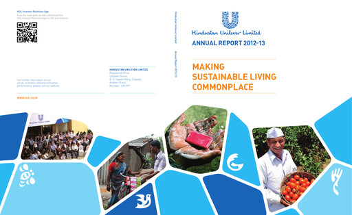 Thumbnail Hindustan Unilever
 Annual Report 2012