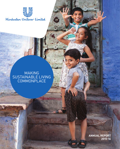 Thumbnail Hindustan Unilever
 Annual Report 2015-2016
